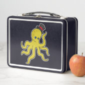 Oktopus mit Hut Metall Brotdose (Beispiel)