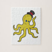 Oktopus mit Hut Puzzle (Vertikal)