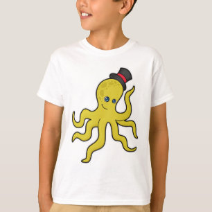Oktopus mit Hut T-Shirt