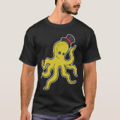 Oktopus mit Hut T-Shirt (Vorderseite)