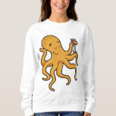 Oktopus mit Juckreiz Sweatshirt (Vorderseite)