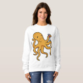 Oktopus mit Juckreiz Sweatshirt (Vorne ganz)