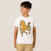 Oktopus mit Juckreiz T-Shirt (Vorne ganz)