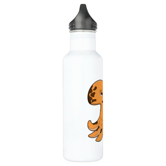Oktopus mit Kaffee-Cup Edelstahlflasche (Links)