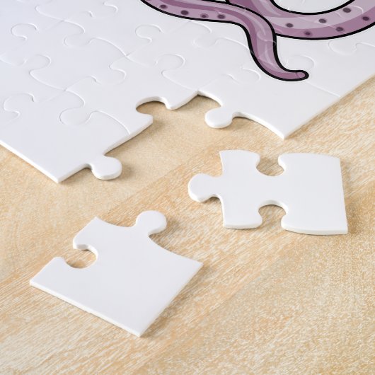 Oktopus mit Lollipop Puzzle (Seite)