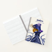 Oktopus mit Nautikhut Notizblock (Innenseite)