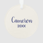 Oktopus mit Nautikhut Ornament (Rückseite)