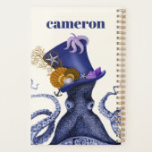 Oktopus mit Nautikhut Planer (Rückseite)