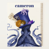 Oktopus mit Nautikhut Planer (Rückseite)