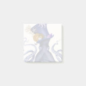 Oktopus mit Nautikhut Post-it Klebezettel (Vorderseite)