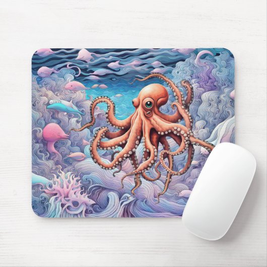 Oktopus Mousepad (Mit Mouse)