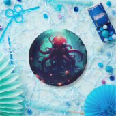 Oktopus Mythische Nautik unter Meereslebewesen Pappteller (Party)