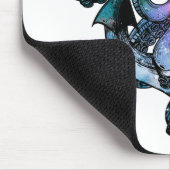 Oktopus Neon Mousepad (Ecke)