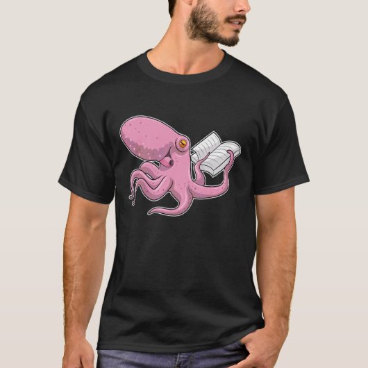 Oktopus-Nerd T-Shirt (Vorderseite)