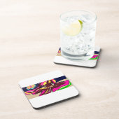 Oktopus niedlich getränkeuntersetzer (Rechte Seite)