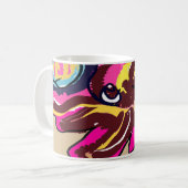 Oktopus niedlich kaffeetasse (Vorderseite Links)
