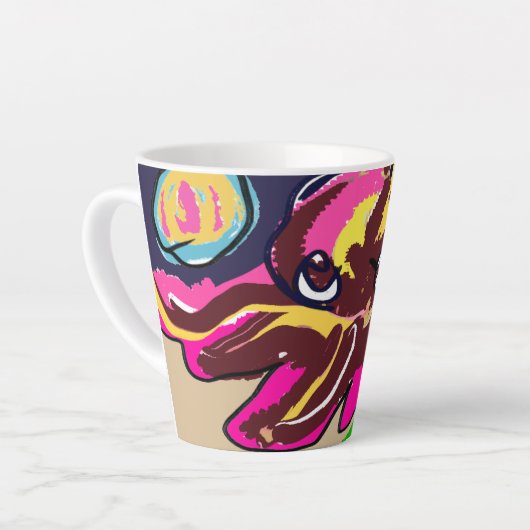 Oktopus niedlich milchtasse (Linke Ecke)