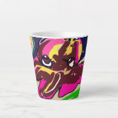 Oktopus niedlich milchtasse (Vorderseite)