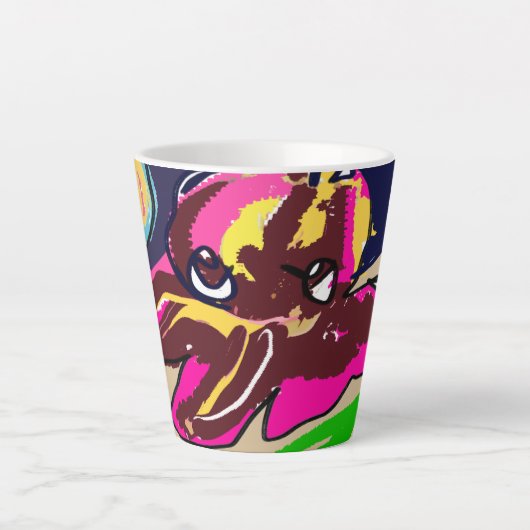 Oktopus niedlich milchtasse (Vorderseite)