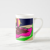 Oktopus niedlich porzellantasse (Rechts)