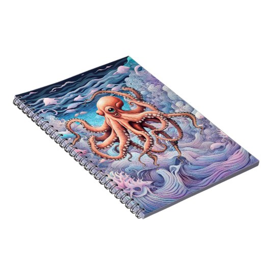 Oktopus Notizblock (Rechte Seite)