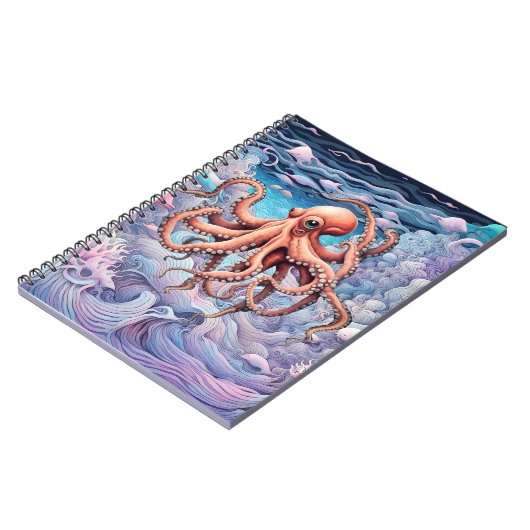 Oktopus Notizblock (Linke Seite)