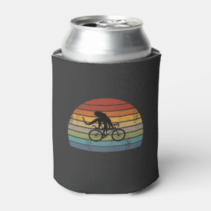 Oktopus - Oktopus fährt Fahrrad Dosenkühler