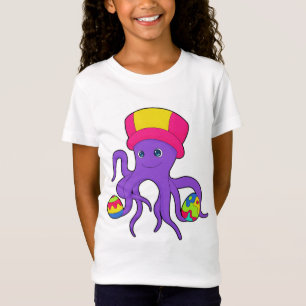 Oktopus Ostern Ostereier T-Shirt