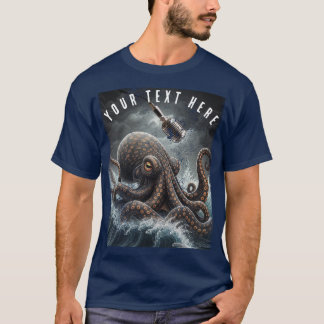 Oktopus Ozean Musiker  T-Shirt