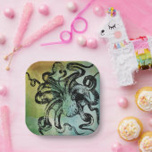 Oktopus Pappteller (Party)