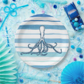 Oktopus Pappteller (Party)