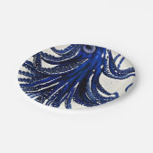 Oktopus Pappteller (Schrägansicht)