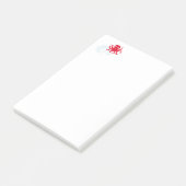 Oktopus Post-it Klebezettel (angewinkelt)