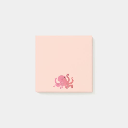 Oktopus Post-it Klebezettel (Vorderseite)