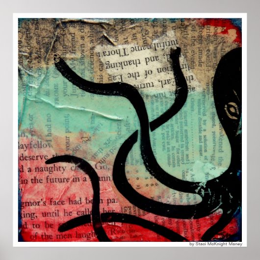 Oktopus Poster (Vorne)