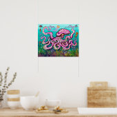 Oktopus Poster (Küche)