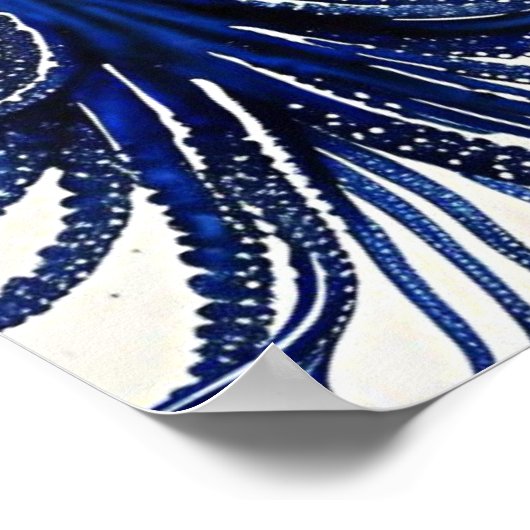 Oktopus Poster (Ecke)