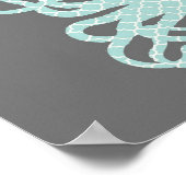 Oktopus Poster (Ecke)