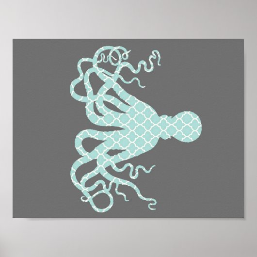 Oktopus Poster (Vorne)