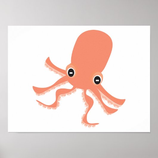 Oktopus Poster (Vorne)