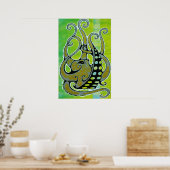 Oktopus Poster (Küche)