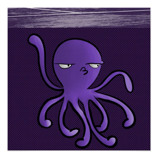Oktopus Poster (Vorderseite)