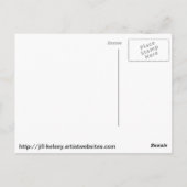 Oktopus Postkarte (Rückseite)