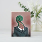 Oktopus Postkarte (Stehend Vorderseite)