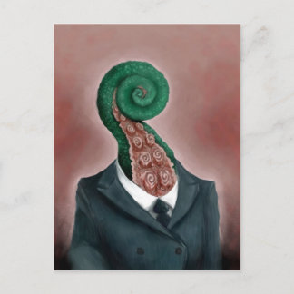 Oktopus Postkarte