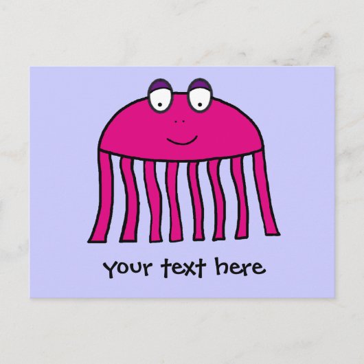 Oktopus Postkarte (Vorderseite)