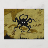 Oktopus Postkarte (Vorderseite)