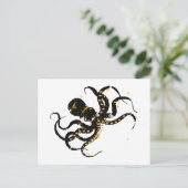 Oktopus Postkarte (Stehend Vorderseite)