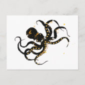 Oktopus Postkarte (Vorderseite)