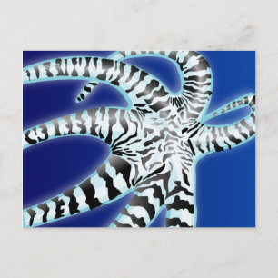 Oktopus Postkarte